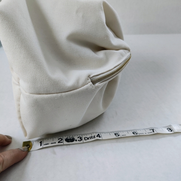 Dolce & Gabanna "Devotion" Cosmetic Bag Makeup Bag W Metal Heart Logo Beauty - Picture 14 of 15